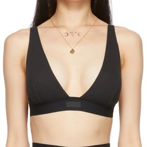 Skims Plunge Jersey bra black XS